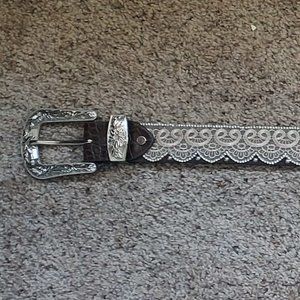Angel Ranch Western Lace Belt